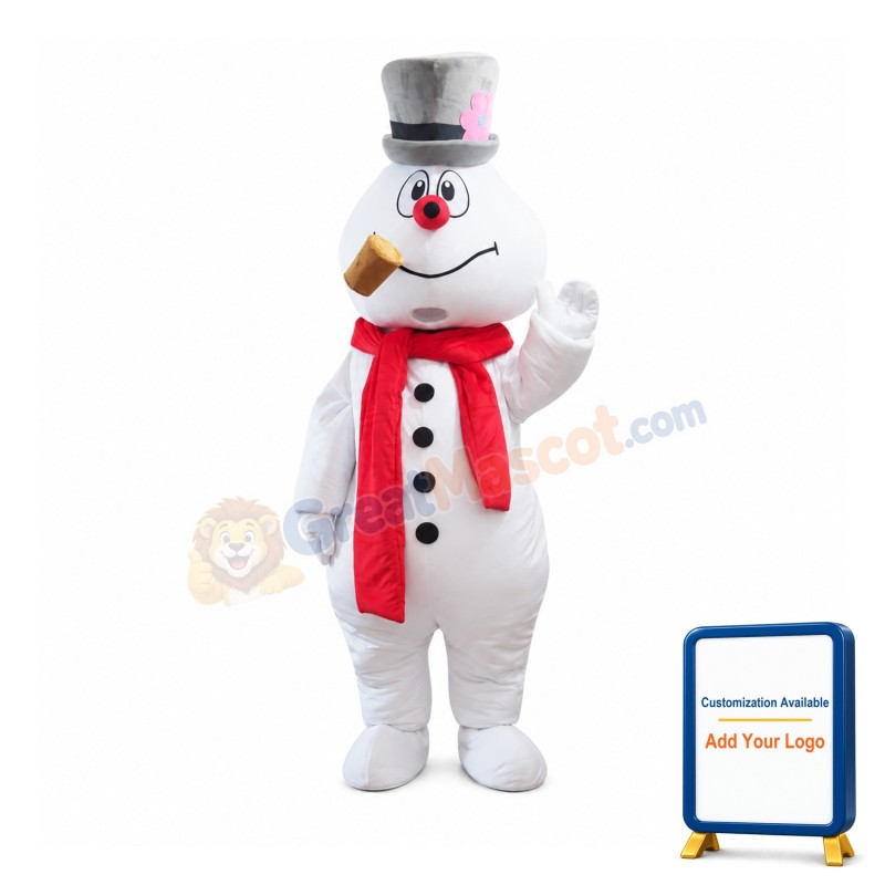 Christmas Snowman Mascot Costume