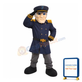 Admiral Dave Mascot Costume