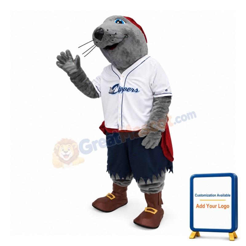 Lou Seal Mascot Costume