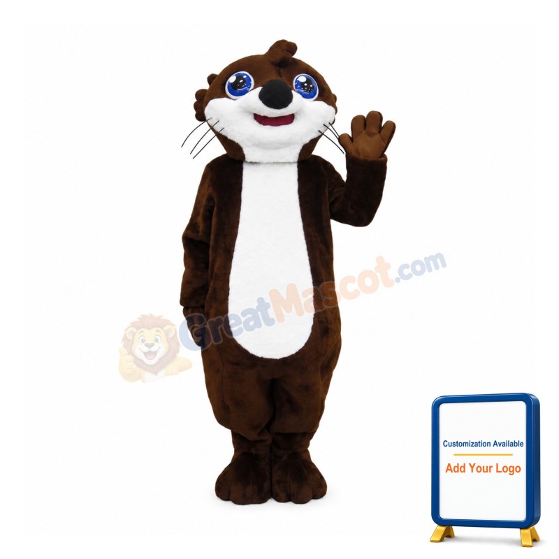 Otis Otter Mascot Costume