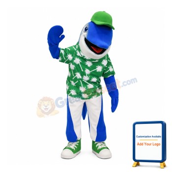 Cool Dolphin Mascot Costume