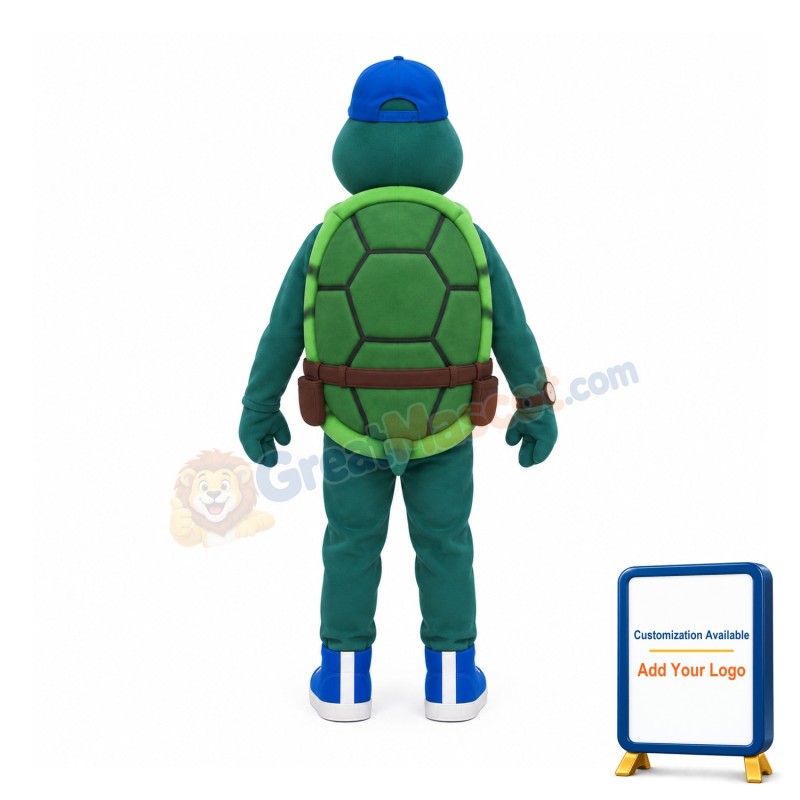 Tanner Turtle Mascot Costume