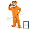 Brown Cougar Mascot Costume