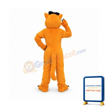 Brown Cougar Mascot Costume