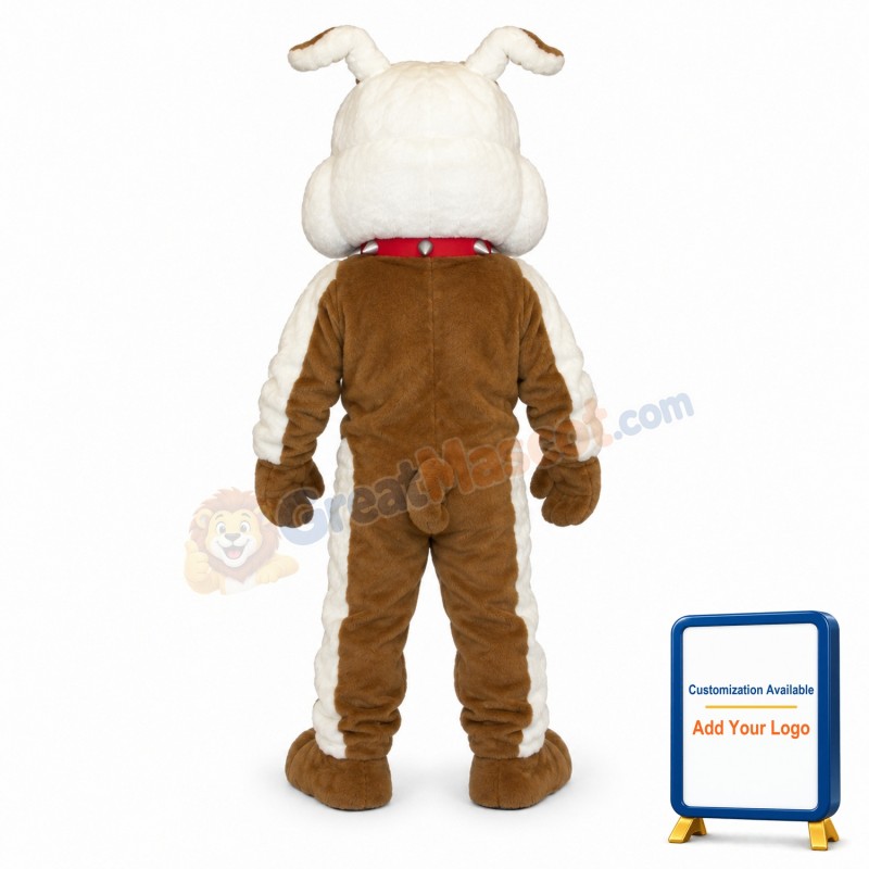 Greenstone Bulldog Mascot Costume