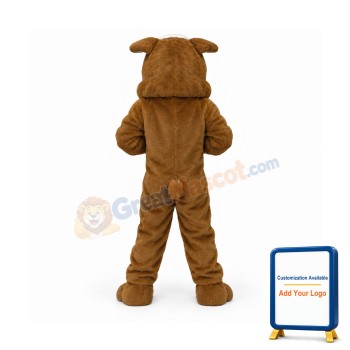 Brown Bulldog Mascot Costumes