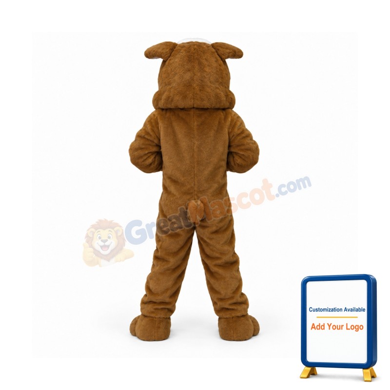Brown Bulldog Mascot Costumes