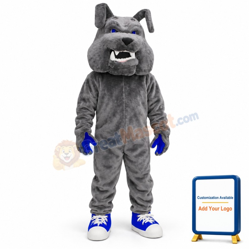 High School Bulldog Mascot Costume