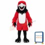 Red Fierce Bird Mascot Costume