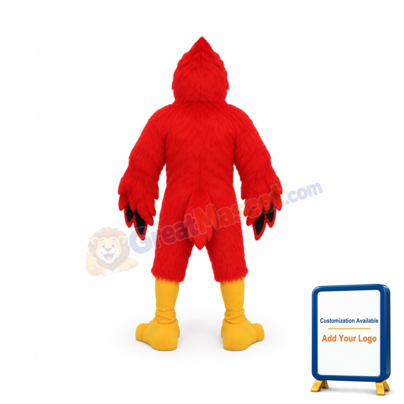 Red Fierce Cardinal Mascot Costume