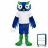 Cute Blue Owl Mascot Costume