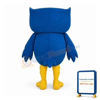 Lovely Blue Owl Mascot Costume