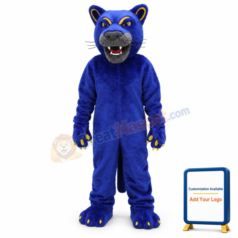Blue Prowler Panther Mascot Costume
