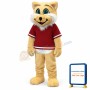 Happy Wildcat Mascot Costume