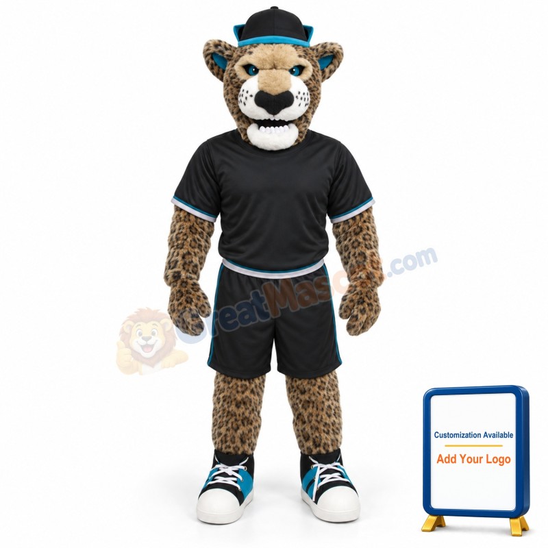 Power Sport Jaguar Mascot Costume