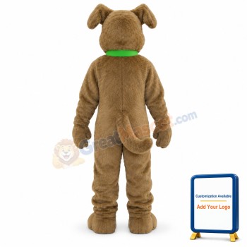 Cute Brown Dog Mascot Costume
