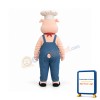 Chef Pig Mascot Costume
