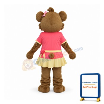 Cute Female Lion Mascot Costume