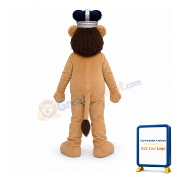 Old Blue Lion Mascot Costume