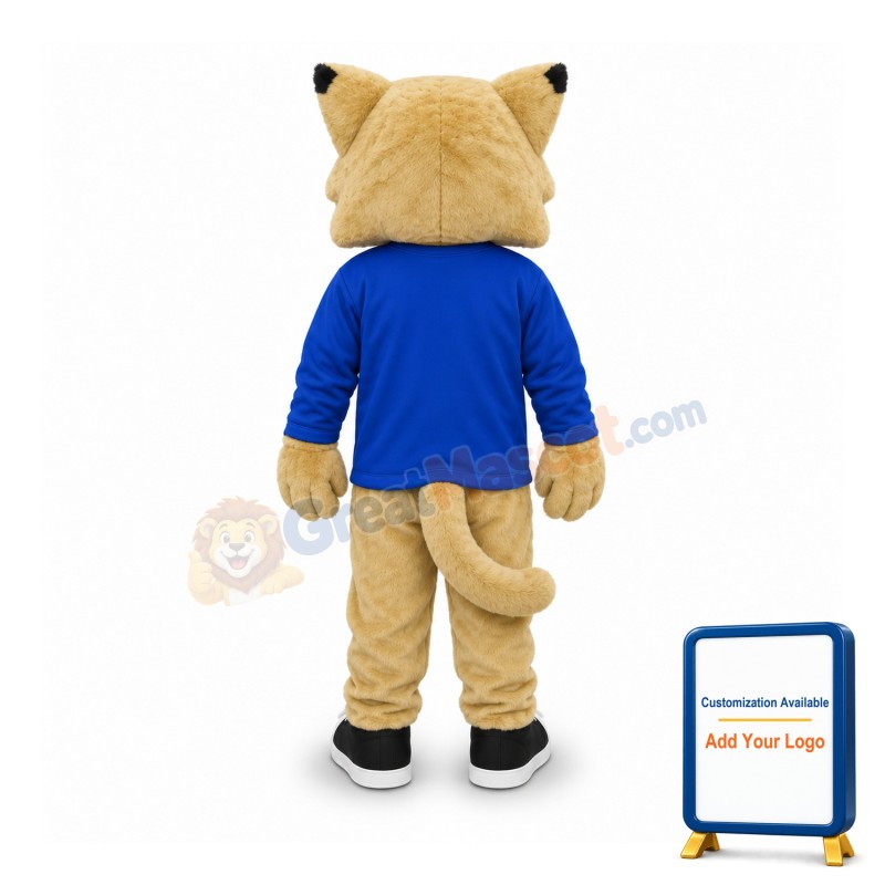 College Bobcat Mascot Costume