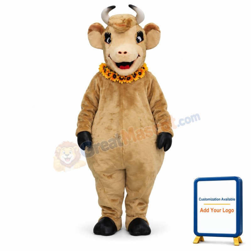 Elsie the Cow Mascot Costume