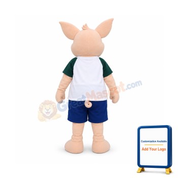 Pink Pig Mascot Costume