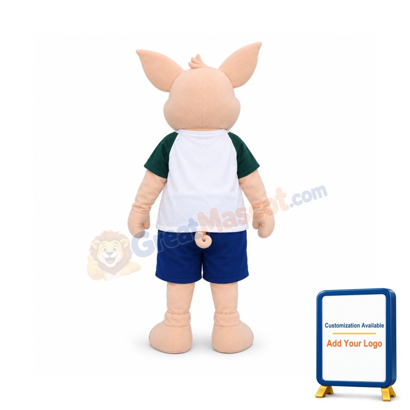 Pink Pig Mascot Costume