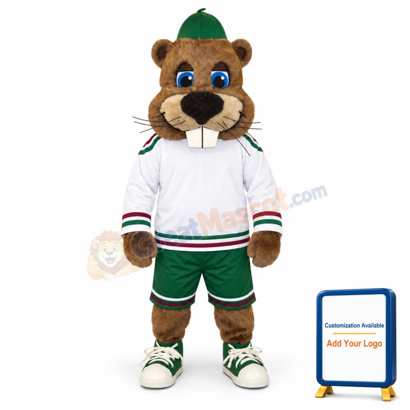 College Sport Beaver Mascot Costume