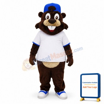 College Beaver Mascot Costume