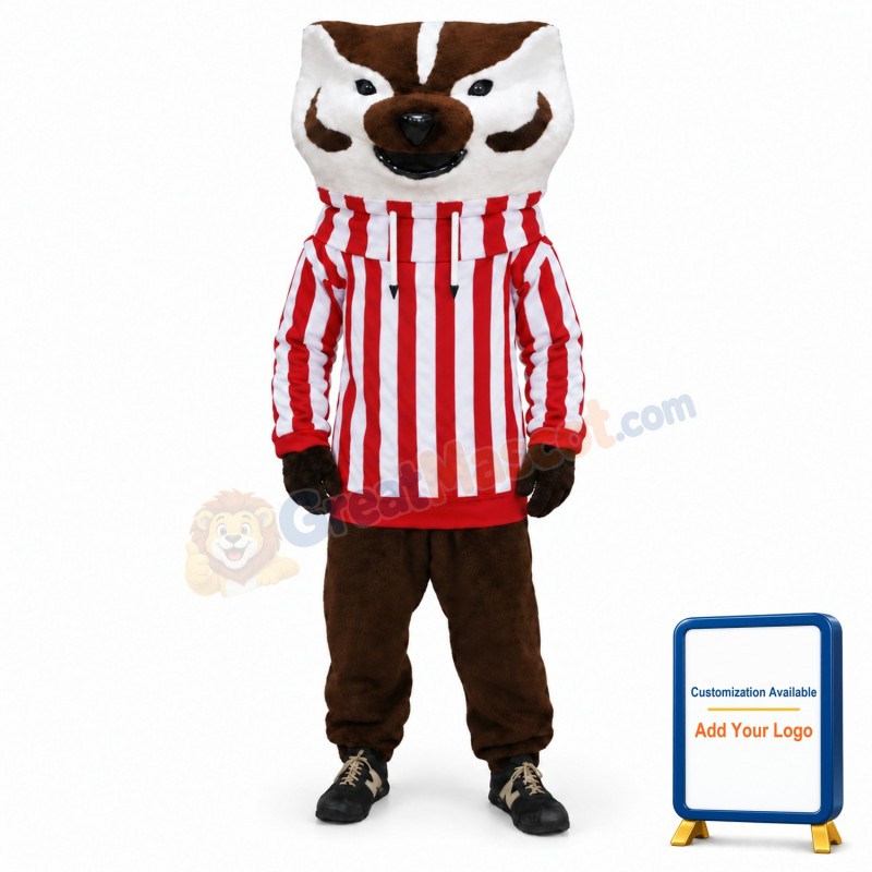 Bucky Badger Mascot Costume