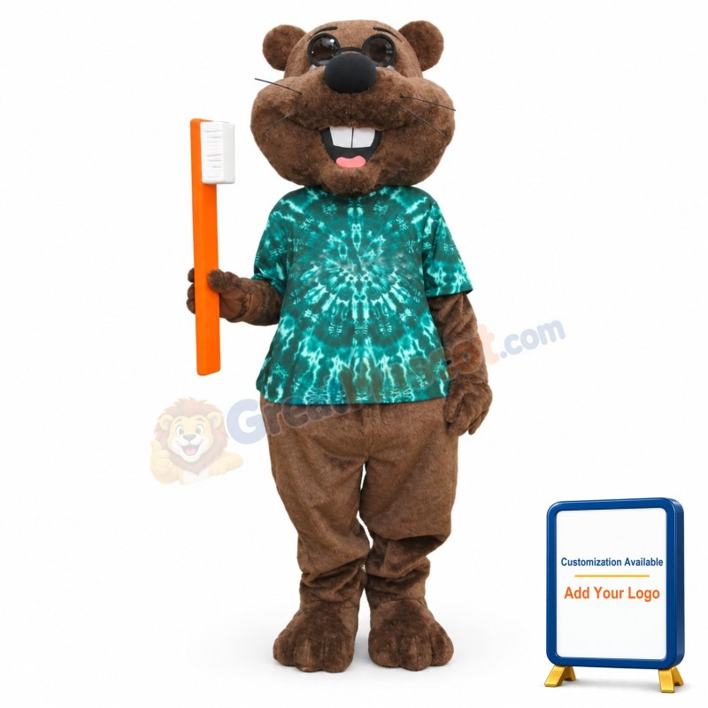 Sunny Squirrel Mascot Costume