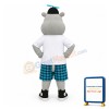 Sunny Hippo Mascot Costume