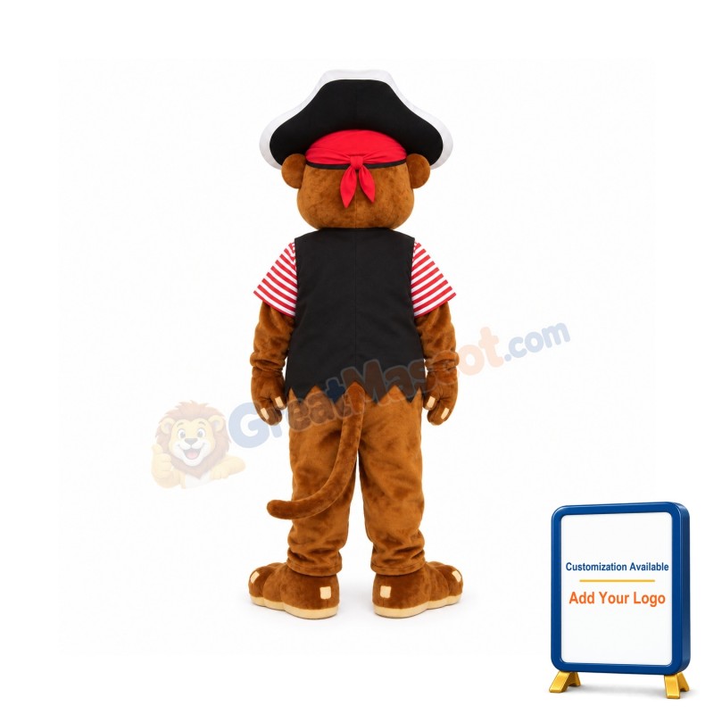Pirate Monkey Mascot Costume
