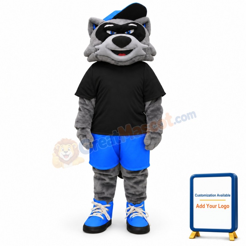 Cool Raccoon Mascot Costume