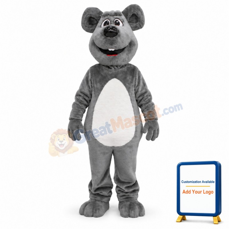 Affable Mouse Mascot Costume