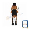 Brown White Dog Mascot Costume