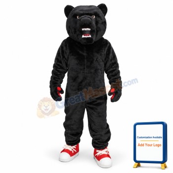 High School Black Bear Mascot Costume