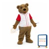Lovely Brown Bear Mascot Costume