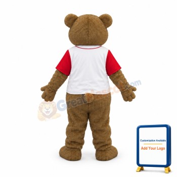 Lovely Brown Bear Mascot Costume