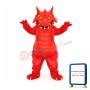 Red Blaze Dragon Mascot Costume