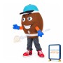 American Football Mascot Costume