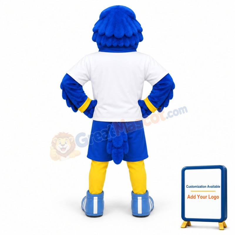 Sport Blue Bird Mascot Costume