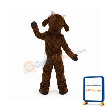Brown Goat Mascot Costume