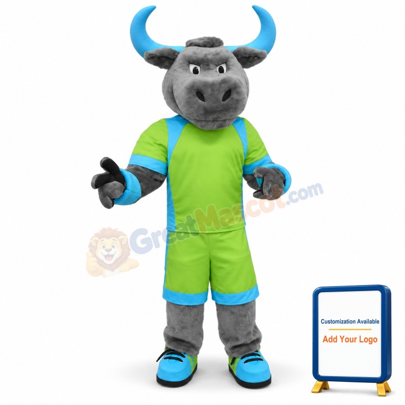 School Bull Mascot Costume