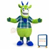 Green Goat Mascot Costume