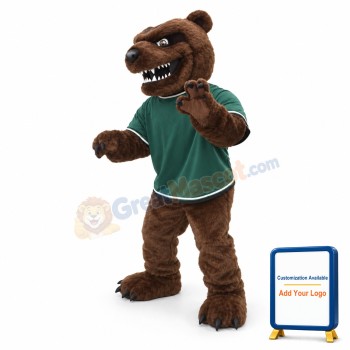 Fierce Brown Bear Mascot Costume