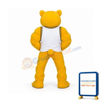 Power Fierce Bear Mascot Costume