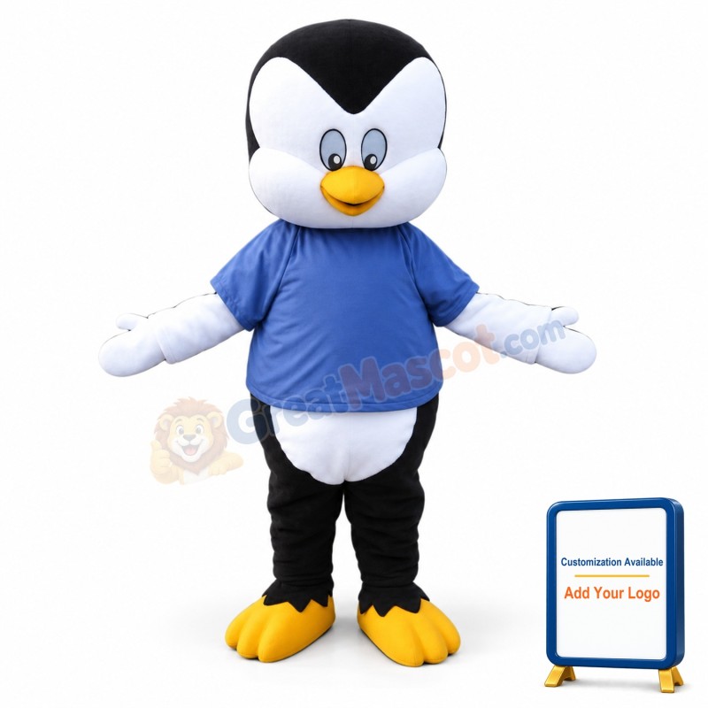University Penguin Mascot Costume