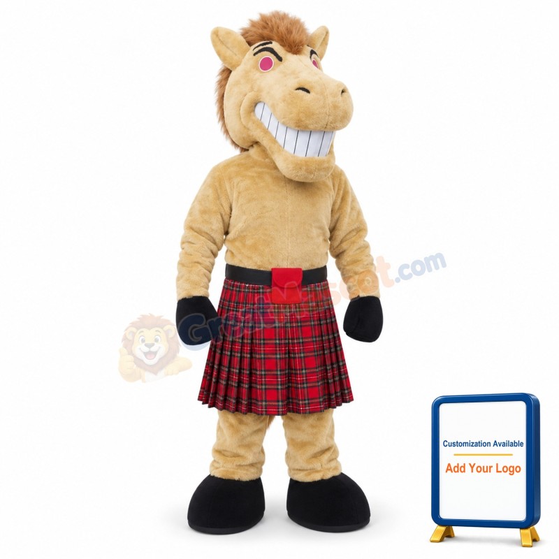 Fierce Horse Mascot Costume
