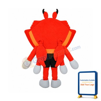 Cute Crab Mascot Costume